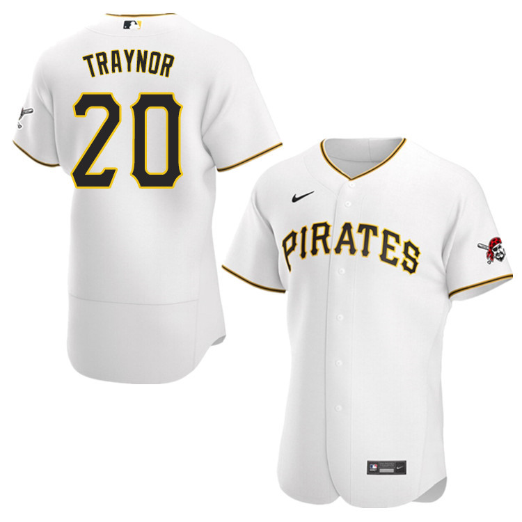 Nike Men #20 Pie Traynor Pittsburgh Pirates Baseball Jerseys Sale-White